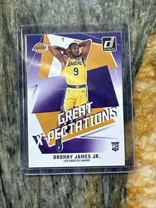 2024-25 Panini Donruss Bronny James Jr Great X-Pectations Basketball Rookie Card - Picture 1 of 2