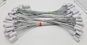 200pcs 12" Steel Security Cable Numbered Anti-Tamper Tags, White 030401-030600 - Picture 1 of 3