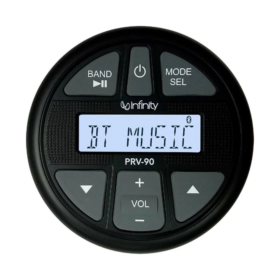 Infinity PRV90 AM/FM Bluetooth AUX/USB Gauge Style Stereo Receiver - Image 1 of 1