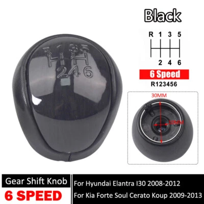 Cabezal de palanca de cambios para Kia Forte 2009 2010 2011 2012 2013 MT 6 velocidades Foto 1 de 4