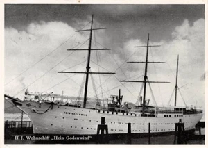797794) AK Schiffe / Schiffahrt - HJ Wohnschiff Hein Godewind gelaufen 1937 - Bild 1 von 1