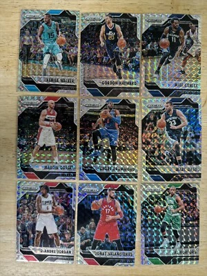 2016-17 Panini Prizm Silver Mosaic Lot Of 9 Gasol Horford Walker And More! - Image 1 of 4