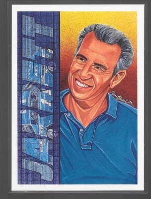 1992 Maxx Race Cards - Ned Jarrett #3 Sam Bass Artwork Nascar  - Image 1 of 2