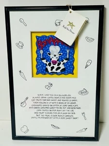 Bon Appetit Kitchen Wall Art Cow Chef Bright Star Designs Three-Dimensional Art - Picture 1 of 9