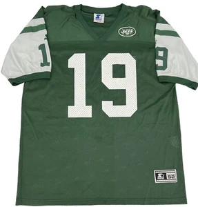 Maglia Vintage Starter Autentica New York Jets Keyshawn Johnson 19 52 XL - Foto 1 di 15