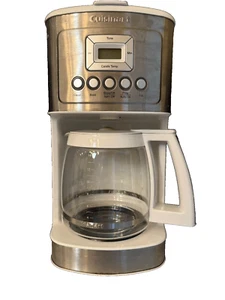Cuisinart 14-Cup Programmable Coffeemaker White Stainless - Picture 1 of 2