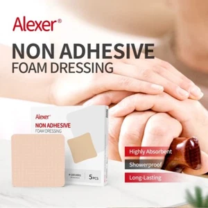 Alexer®️ Silicone Foam Non-adhesive. 10x10CM. Box Of 10 - Picture 1 of 6