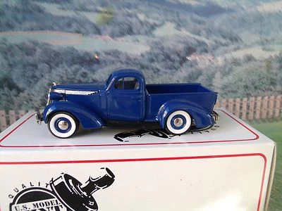 1/43 US Modelo 1937 STUDEBAKER Cupé Recogida #14 Metal Blanco Foto 1 de 3