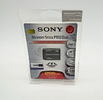 SONY Memory Stick Pro 256mb - MagicGate MSX-256S - New sealed, Genuine Sony - Image 1 of 3