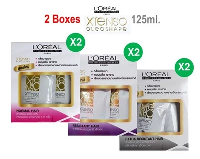 2x LOREAL XTenso Plancha de cabello en forma de oleos Crema alisadora rebondante 125 ml Foto 1 de 4