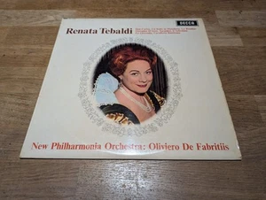 SXL 6152 ED1 Renata Tebaldi Recital De Fabritiis NEAR MINT Decca 1st WBG insert - Picture 1 of 5