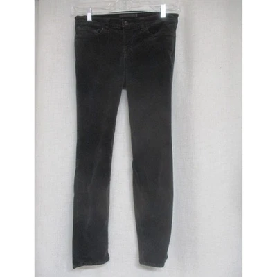 J BRAND Negro Bosque Elástico Pana 5 Bolsillos Vaqueros Pantalones Talla 30 Foto 1 de 4