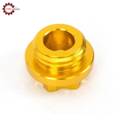 For Yamaha YZF R1 1998-2002 2003 2007-2011 2012 CNC Engine Filler Oil Cap Gold — 第 1/4 张图片