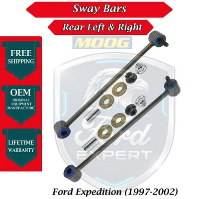 Barras estabilizadoras traseras MOOG OEM para Ford Expedition 1997-2002 4,6 L 5,4 L 10 años de garantía Foto 1 de 4