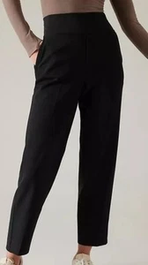Athleta Black Endless High Rise Pant NWT SZ 4 BEAUTIFUL PANTS - Picture 1 of 7