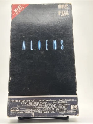 Aliens (1986) VHS, 1987 CBS/FOX Video, CULT ACTION ADVENTURE SCIFI THRILLER - Image 1 of 4