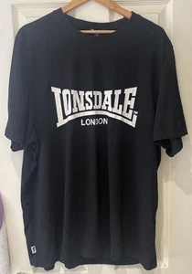 LONSDALE SCHWARZES T-SHIRT OBERTEIL 4XL XXXXL NEU OHNE ETIKETT NEU - Bild 1 von 6