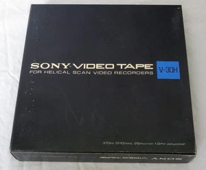 Sony V-30H 1/2" Video Tape for Helical Scan VTR 5" Reel 1210ft EIAJ Vintage NOS - Bild 1 von 4