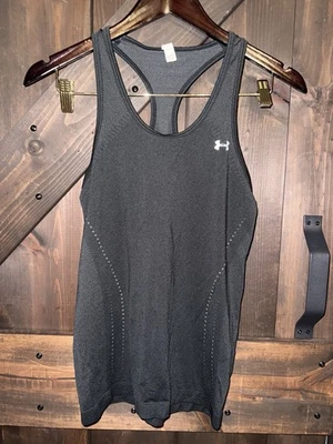 Camiseta sin mangas Under Amour Heat Gear para mujer talla XS negra de compresión Foto 1 de 3