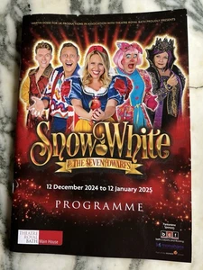 Theaterprogramm Bühnenstück Pantomime "Schneewittchen" Bad 2024 Olivia Birchenough - Bild 1 von 2