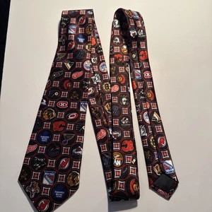 Vintage Men's TM NHL Team Logo  tie - Polyester - Hand Sewn - Bild 1 von 7