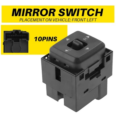 Interruptor de espejo retrovisor eléctrico compatible para GMC Cayon Chevrolet Colorado 2004-2011 2012 Foto 1 de 4