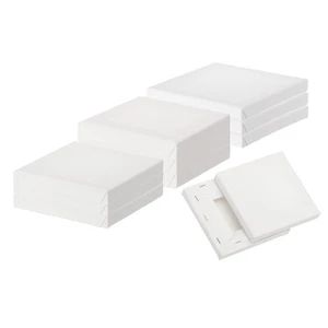 Canvas for Painting, 12 Pack 4x4" 5x5" 6x6" Oil Paint Set Art Supplies - Picture 1 of 6