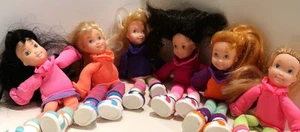 VINTAGE 1990's PK KIDS PLAYGROUND 6 DOLL ERTL LISA LINDSEY KELLI JILL FIGURE LOT - Picture 1 of 11