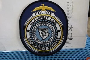 tribal indian police patch BLACKFEET LAW ENF SERVICES TRIBAL POLICE MONTANA - Bild 1 von 1