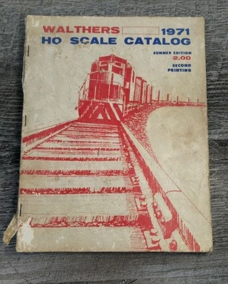 Catálogo libro de referencia de modelismo ferroviario edición 1971 Walthers escala HO Foto 1 de 4