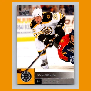 Blake Wheeler #6 2009-10 Upper Deck Boston Bruins Hockey Card NHL - Picture 1 of 3