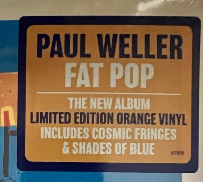 Paul Weller FAT POP BRAND NEW MINT SEALED Limited Edition ORANGE Vinyl LP - Image 1 of 4