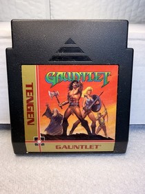 Gauntlet Nintendo Entertainment System NES Tengen Game Cartridge Tested