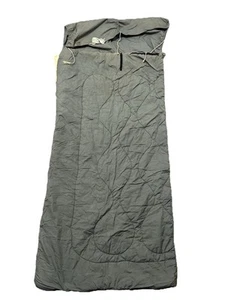 Vintage 1948 Quilted Heavy Lined Military Style Sleeping Bag Green - Picture 1 of 16