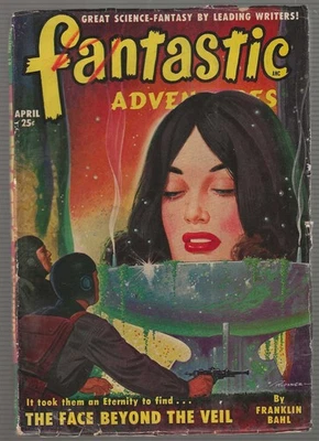Fantastic Adventures April 1950 Ziff-Davis Science Fiction Pulp Magazine Fine- - Image 1 of 4