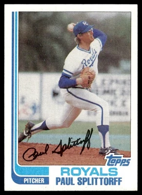 1982 Topps Vintage Baseball NM+ Paul Splittorff Kansas City Royals #759 - Image 1 of 2