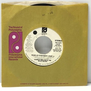 Harold Melvin/Blue Notes-Wake Up Everybody (Part 1)-45 PROMO UNPLAYED - Picture 1 of 2