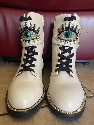 KURT KEIGER LONDON СЛОНОВОЙ КОСТИ/КРЕМ SUTTON ГЛАЗ ЗАГРУЗКИ SZ 8/США 38,5/ЕС - Изображение 1 из 4