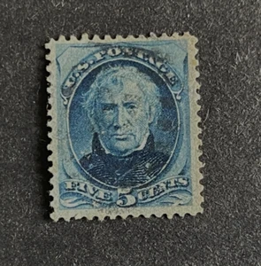 mystamps US #185, 5 cent Taylor, 1879, used, Fine - Picture 1 of 2