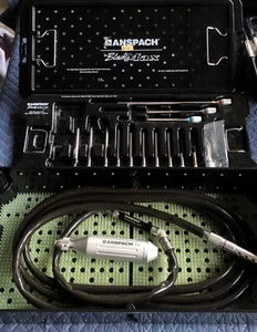 Pieza de mano taladro de neurocirugía ANSPACH eMAX Plus con accesorios y reductor - Imagen 1 de 6