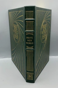 Easton Press Brave New World by Aldous Huxley Collector's Edition Leather Bound - Foto 1 di 15