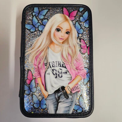 TopModel Federtasche 3-fach Butterfly-Design Depesche 11171 - Bild 1 von 4