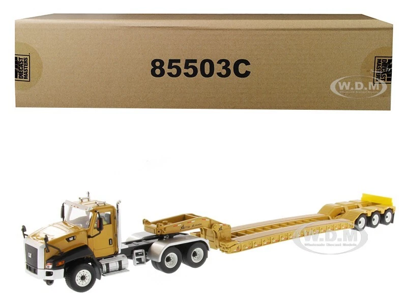 Cat Caterpillar Ct660 W/ XL 120 HDG Lowboy Trailer 1/50 Diecast Masters 85503 C