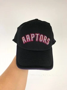 Vintage Nike Toronto Raptors Hat Cap NBA Snapback Spell Out Rare Black Sz Adult - Picture 1 of 10