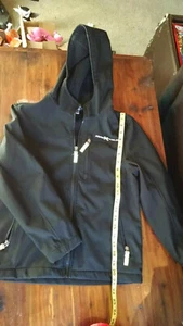 ZeroXPosur Boy's Black Jacket - size M 10-12 - Zip-up, Hooded - Picture 1 of 6