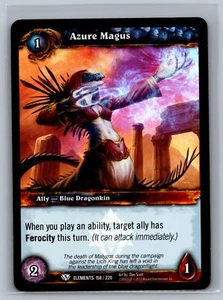 World of Warcraft TCG Azure Magus #158/220 Promo Foil WOW CCG Elements - Picture 1 of 2