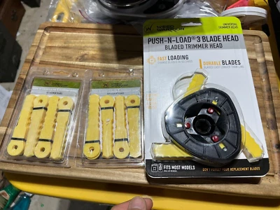 Weed Warrior Push & Load Trimmer head for weeds & extra blades  (24947) - Image 1 of 4