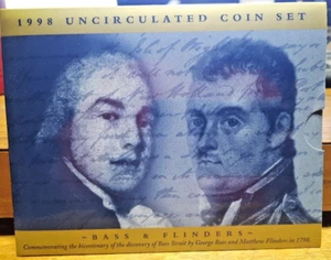 1998 Australia RAM Mint UNC 6 Coin Set - Bass & Flinders - Original - - Picture 1 of 4