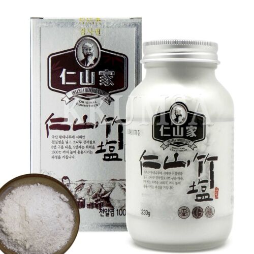 Korean Insan Bamboo Salt 100% (9 times roasted) powder 230g (8.11 oz)