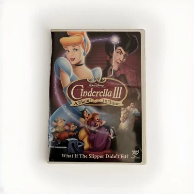Cinderella III (3) A Twist in Time Walt Disney Pictures Presents DVD Foto 1 de 4